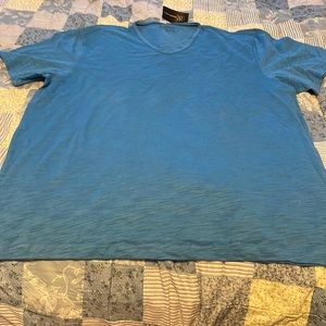 I-N-C light blue v neck t shirt